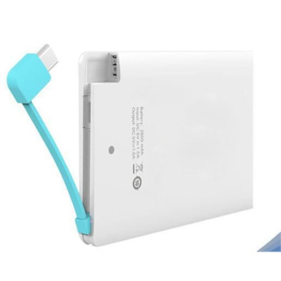 2500mah Credit Card Power Bank portable Power bank