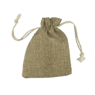 3.5 x 5 Handy Linen Drawstring Bag