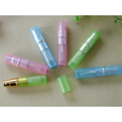 5ml Plastic Round Shell Perfume Spray Case Bottle