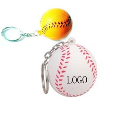 Baseball Stress Reliever Key chain