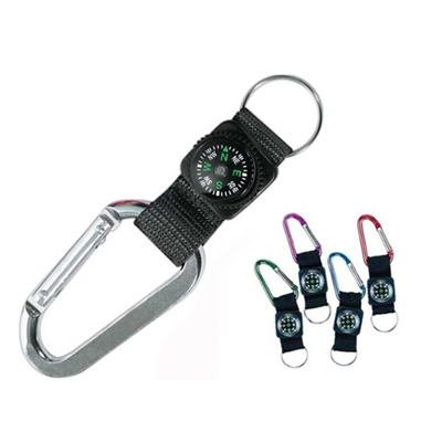 Carabiner with Compass