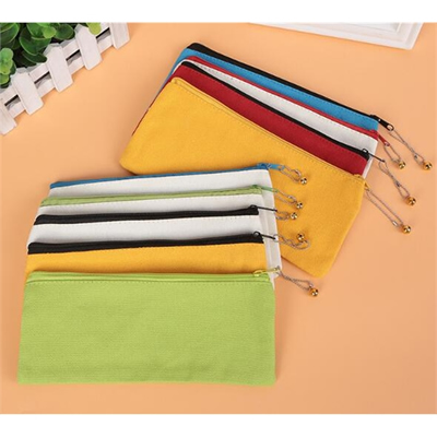 Colorful Canvas Pencil Bag