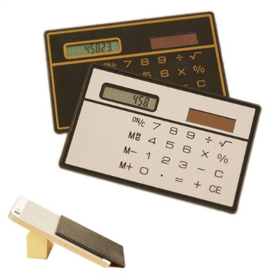 Credit Card Size Solar Powered Calculator