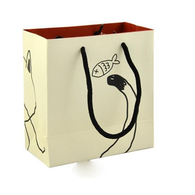 Custom Printed Bag Euro Tote Laminated Rope Handle Paper