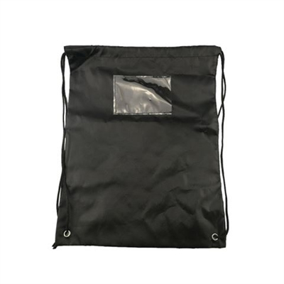Drawstring Backpack With Pocket