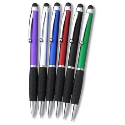 JD Colorful Stylus Pen Metallic twist Ballpoint pen