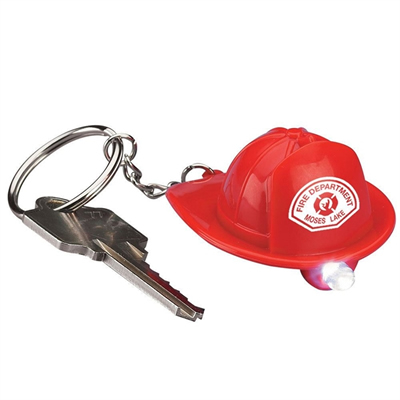 Key Ring LED Light-Fireman Hat