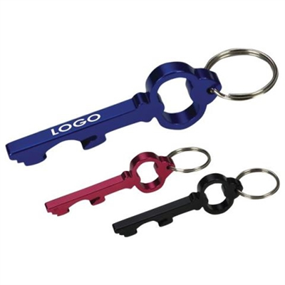 Key Shape Bottle Opener With Key Ring