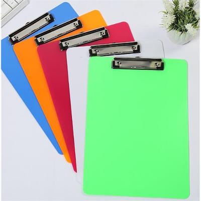 Metal Clip Plastic Clipboard