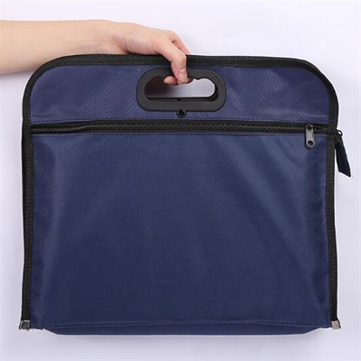 Nylon Fabric A4  Document Folder Hand Bag