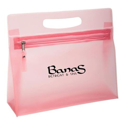 Promotional Gift Ladies Vanity Bag/PVC Cosmetic Tote Bag w/