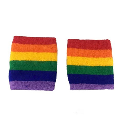 Rainbow Terry Sport Wristband