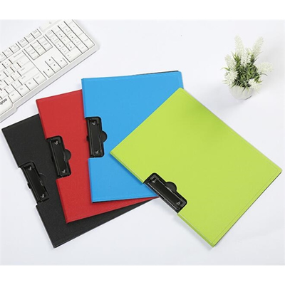 Sideway Metal Plastic Clipboard Folder