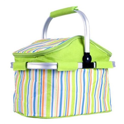 Single handle cooler picnic basket with large space