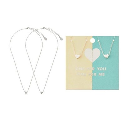 Tear & Share Heart Pendant Necklaces