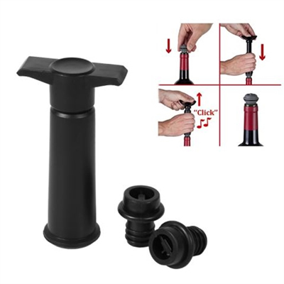 Wine Saver with 2 Vacuum Stoppers